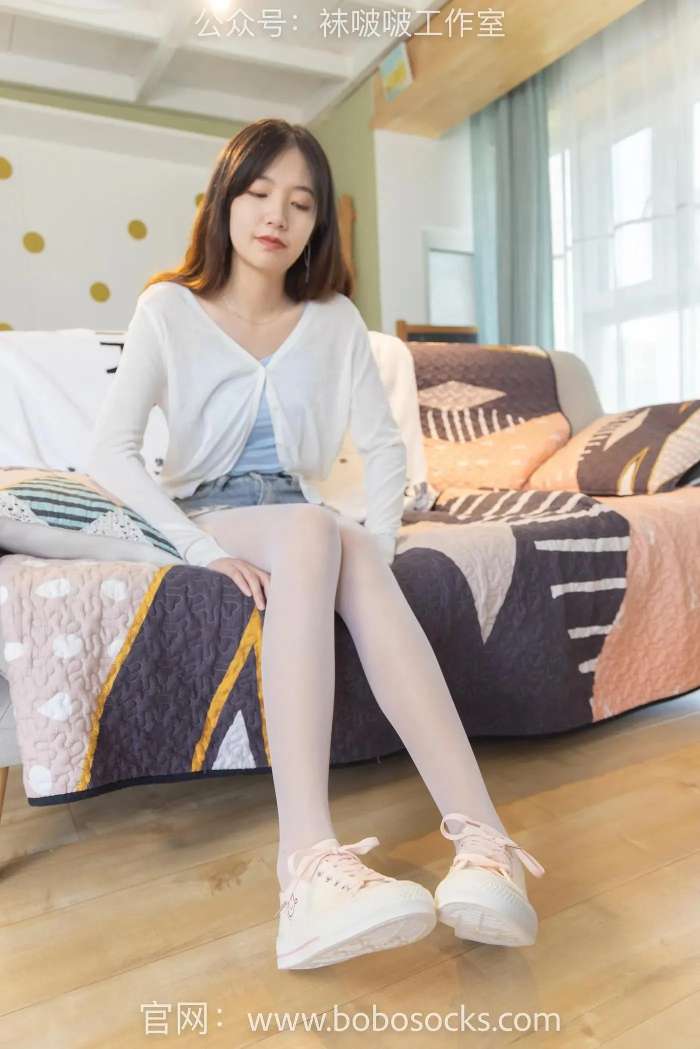 [BoBoSocks袜啵啵]NO.102 小甜豆-板鞋、白丝 [140P]插图